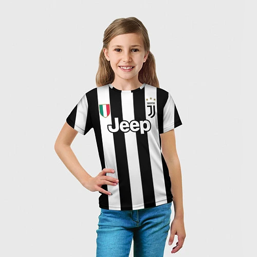 Детская футболка Juventus FC: Dybala Home 17/18 / 3D-принт – фото 5