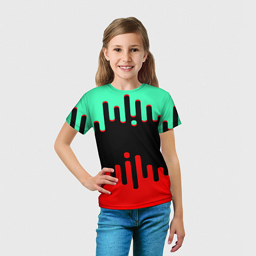 Детская футболка Городской триколор / 3D-принт – фото 5