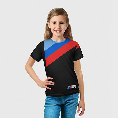 Детская футболка Бмв Bmw 2018 Brand Colors / 3D-принт – фото 5