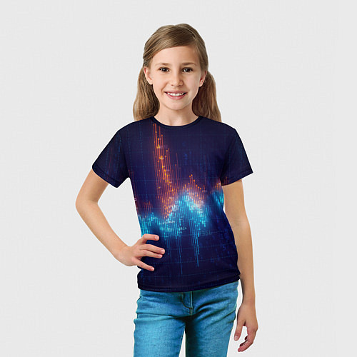 Детская футболка Компьютерный код / 3D-принт – фото 5