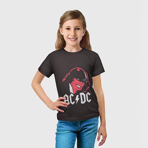 Детская футболка AC/DC Devil / 3D-принт – фото 5