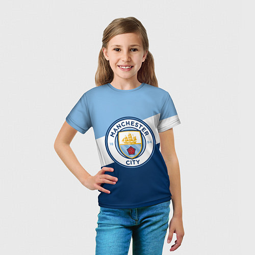 Детская футболка FC Manchester City: Colors / 3D-принт – фото 5