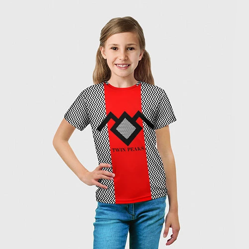 Детская футболка Twin Peaks Mark / 3D-принт – фото 5