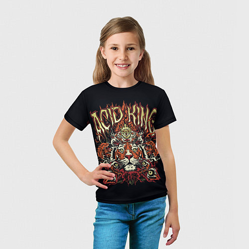 Детская футболка Acid King: Lion / 3D-принт – фото 5