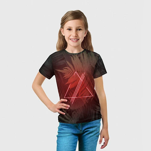 Детская футболка Neon Light / 3D-принт – фото 5