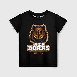 Футболка детская Wild Boars: Sport Team, цвет: 3D-принт