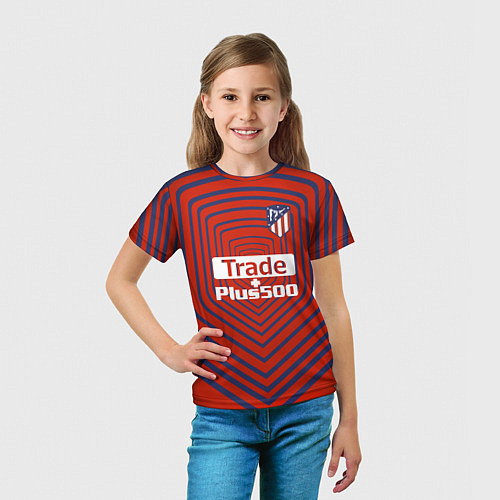 Детская футболка Atletico Madrid: Red Original / 3D-принт – фото 5