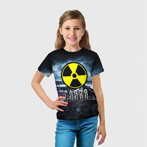 Детская футболка S.T.A.L.K.E.R: Слава / 3D-принт – фото 5