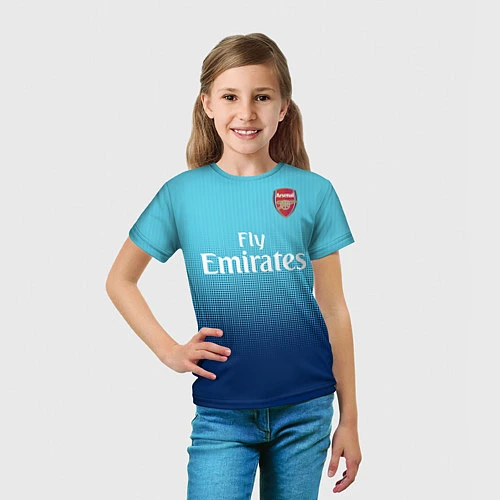 Детская футболка Arsenal FC: Blue Away 17/18 / 3D-принт – фото 5