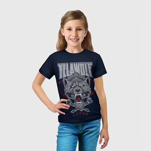 Детская футболка YELAWOLF / 3D-принт – фото 5