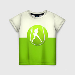 Футболка детская Символ теннисиста, цвет: 3D-принт