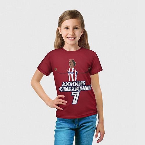 Детская футболка Antoine Griezmann 7 / 3D-принт – фото 5