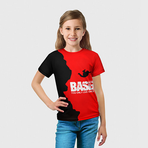 Детская футболка Base Jumping: B&R / 3D-принт – фото 5