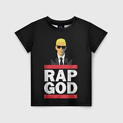 Футболка детская Rap God Eminem, цвет: 3D-принт