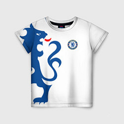 Футболка детская FC Chelsea: White Lion, цвет: 3D-принт
