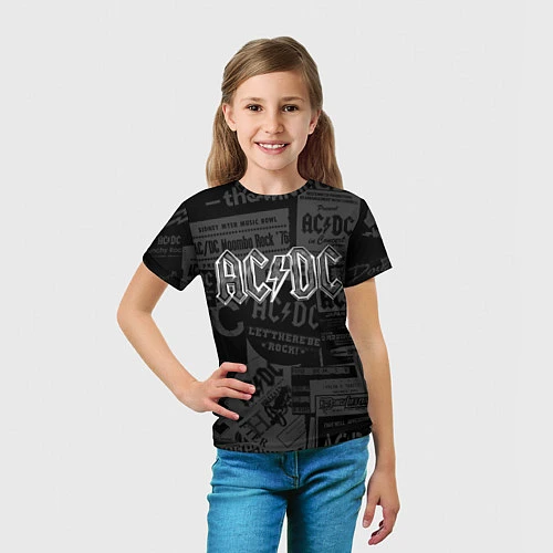 Детская футболка AC/DC: Journalese / 3D-принт – фото 5