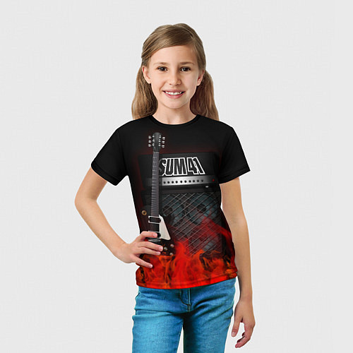 Детская футболка Sum 41: Punk Rock / 3D-принт – фото 5