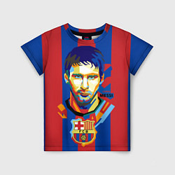 Футболка детская Lionel Messi, цвет: 3D-принт