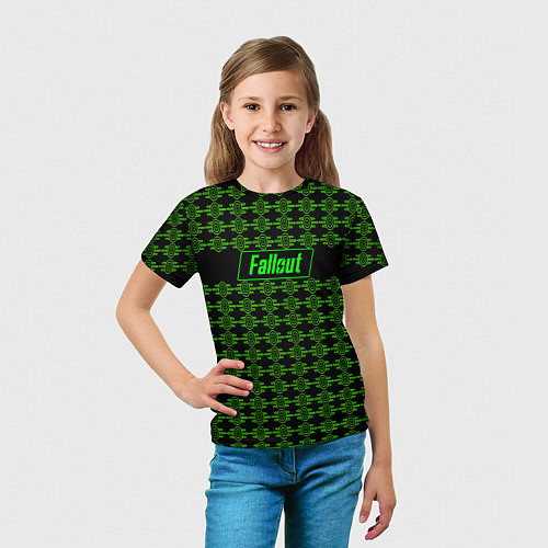Детская футболка Fallout: Nano Tek / 3D-принт – фото 5