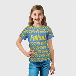 Футболка детская Fallout: Danger Radiation, цвет: 3D-принт — фото 2