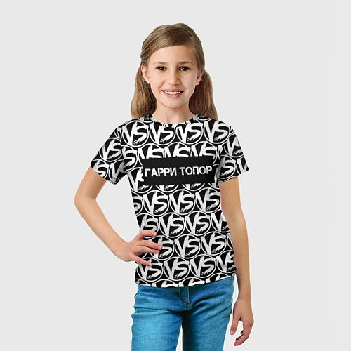 Детская футболка Versus Battle: Гарри Топор / 3D-принт – фото 5