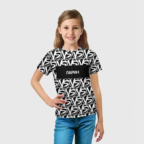 Детская футболка Versus Battle: Ларин / 3D-принт – фото 5