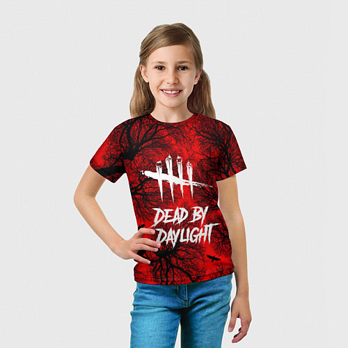 Детская футболка Dead by Daylight / 3D-принт – фото 5