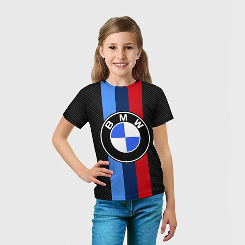 Детская футболка BMW SPORT / 3D-принт – фото 5