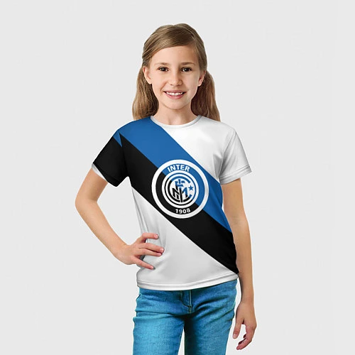 Детская футболка FC Inter: W&B&G / 3D-принт – фото 5