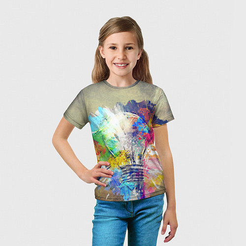 Детская футболка Гениальная идея / 3D-принт – фото 5