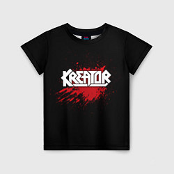 Футболка детская Kreator: Blood, цвет: 3D-принт