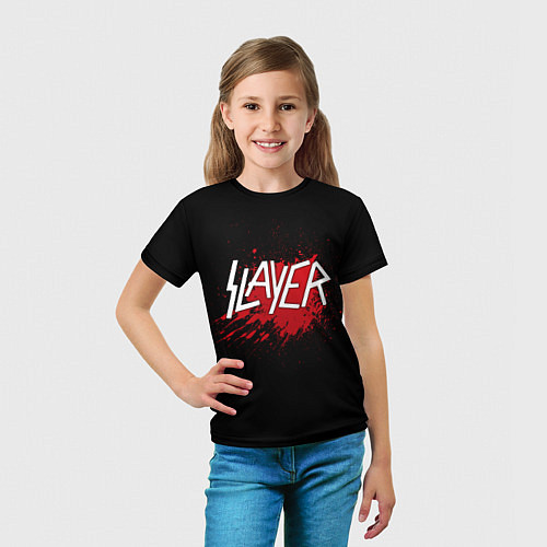 Детская футболка Slayer Blood / 3D-принт – фото 5