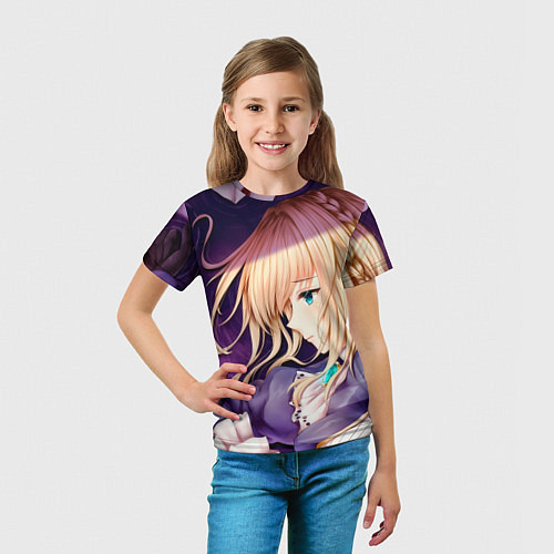 Детская футболка Violet Evergarden / 3D-принт – фото 5