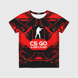 Футболка детская CS:GO - Александр, цвет: 3D-принт