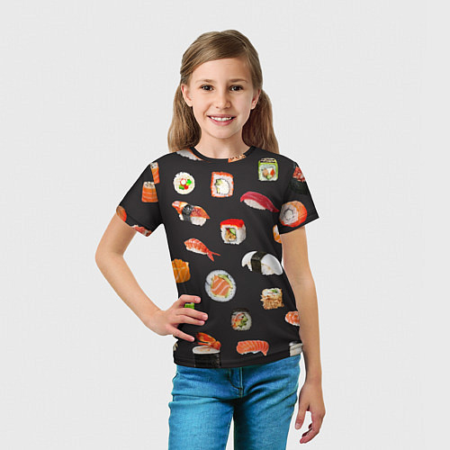 Детская футболка Планета суши / 3D-принт – фото 5