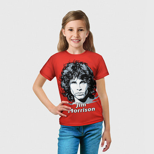 Детская футболка Jim Morrison / 3D-принт – фото 5