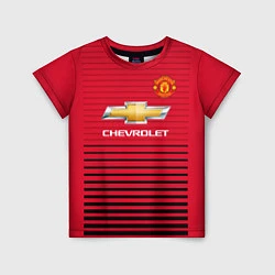Футболка детская FC Manchester United: Away 18/19, цвет: 3D-принт
