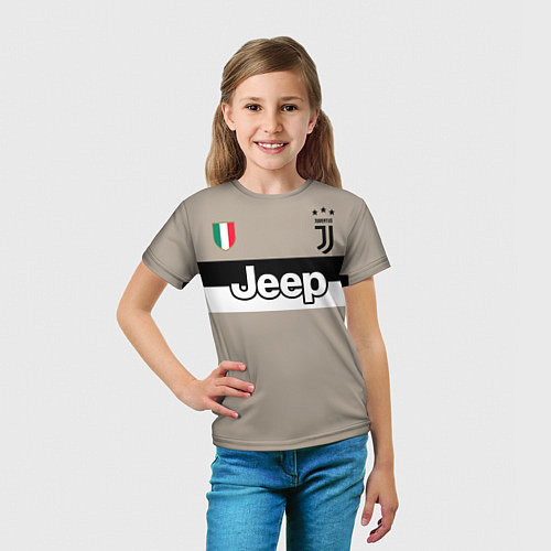 Детская футболка FC Juventus: Away 18/19 / 3D-принт – фото 5