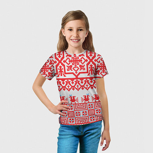 Детская футболка Старославянский узор / 3D-принт – фото 5