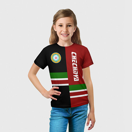 Детская футболка Chechnya, Russia / 3D-принт – фото 5