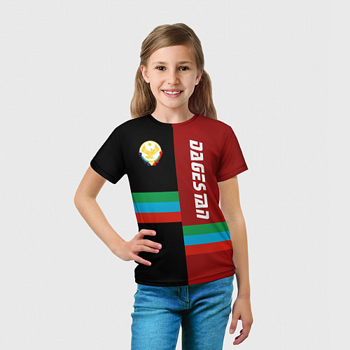 Детская футболка Dagestan / 3D-принт – фото 5