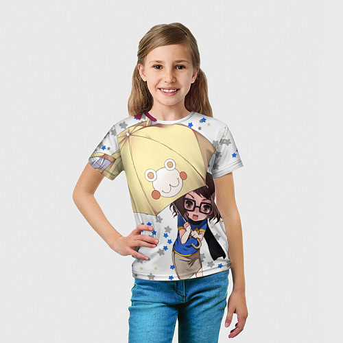Детская футболка Meiko Honma: Umbrella / 3D-принт – фото 5