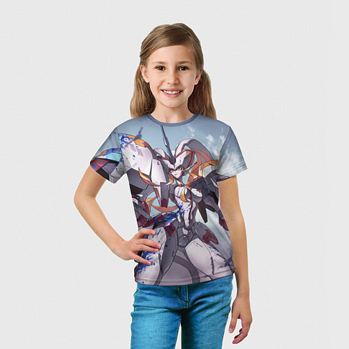 Детская футболка Zero Two / 3D-принт – фото 5