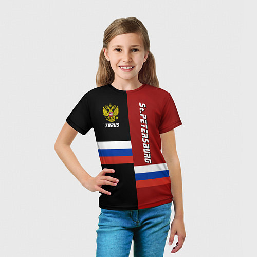 Детская футболка St.Petersburg, Russia / 3D-принт – фото 5