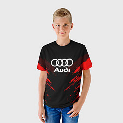 Футболка детская Audi: Red Anger, цвет: 3D-принт — фото 2