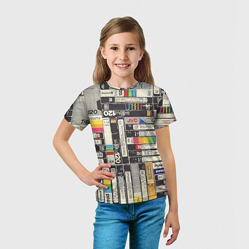 Детская футболка VHS-кассеты / 3D-принт – фото 5