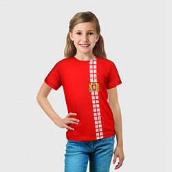 Футболка детская Грузия, цвет: 3D-принт — фото 2