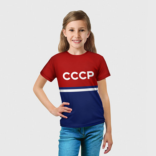 Детская футболка СССР: Спортсмен / 3D-принт – фото 5