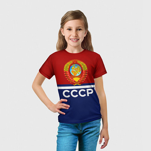 Детская футболка СССР: Спортсмен / 3D-принт – фото 5