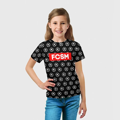 Детская футболка FCSM Supreme / 3D-принт – фото 5